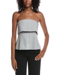 REMAIN STUDIO - Strapless Suiting Bodice Top - Lyst