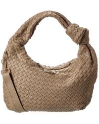 Isabella Rossetti - Sylvie Hand-Woven Leather Shoulder Bag - Lyst