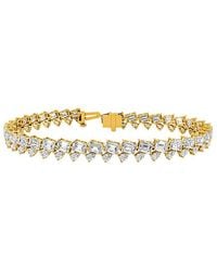 Lab Grown Diamonds - 14K 10.64 Ct. Tw. Lab-Grown Diamond Tennis Bracelet - Lyst