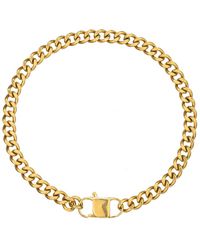 Eye Candy LA - The Luxe Collection Titanium Cuban Link Chain Necklace - Lyst