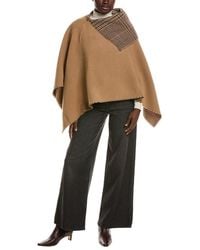 Rag & Bone - Wendy Reversible Cowl Wool Poncho - Lyst