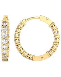 Lab Grown Diamonds - 14K 2.00 Ct. Tw. Lab-Grown Diamond Earrings - Lyst