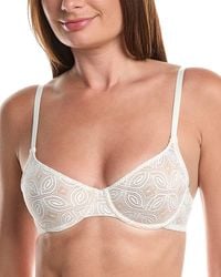 Hanro - Geometric Lace Underwire Bra - Lyst