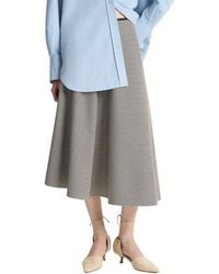 Vince - Asymmetrical Plaid Wool-Blend Skirt - Lyst