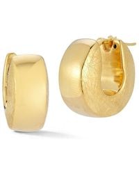 Sphera Milano - 14k Over Silver Hollow Chunky Hoops - Lyst