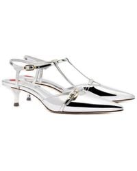 Larroude - Larroudé Grace Leather Pump - Lyst