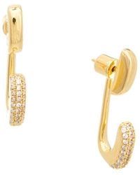 Fendi - Filo Cz Earrings - Lyst