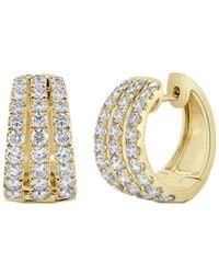 Sabrina Designs - 14k 2.23 Ct. Tw. Diamond Huggie Earrings - Lyst