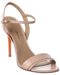 Santoni - Leather Sandal - Lyst