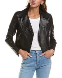Theory - Leather New Moto Jacket - Lyst