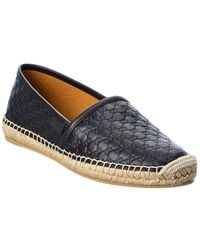 Gucci - GG Leather Espadrille - Lyst