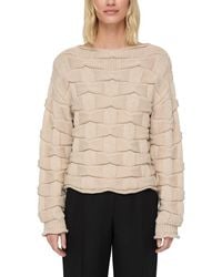 Lafayette 148 New York - Chunky Basket Stitch Bateau Neck Wool Sweater - Lyst