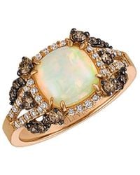 Le Vian - Le Vian 14k Rose Gold 1.64 Ct. Tw. Diamond & Opal Ring - Lyst