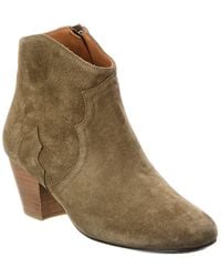 Isabel Marant - Dicker Suede Bootie - Lyst
