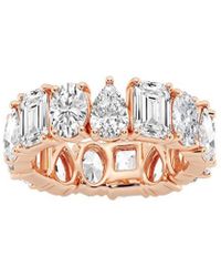 Lab Grown Diamonds - 14k Rose Gold 8.25 Ct. Tw. Lab-grown Diamond Eternity Ring - Lyst