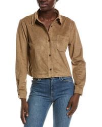 HUNTER - Cropped Button-Down Shirt - Lyst