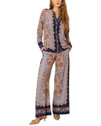 Hale Bob - Ramona Silk Button Down Top - Lyst