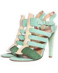 Balenciaga - Suede Gladiator Sandal (Authentic Pre-Loved) - Lyst
