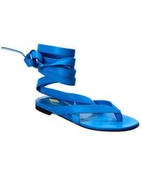 The Attico - Beth Leather Sandal - Lyst