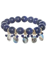 Rachel Reinhardt Jewelry - Gemstone Cluster Stretch Bracelet - Lyst