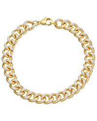 Juvell - 18k Plated Enamel Link Bracelet - Lyst