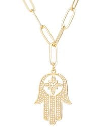 Eye Candy LA - The Luxe Collection Titanium Cz Elah Necklace - Lyst