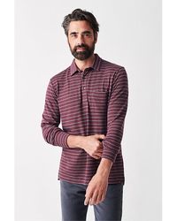 Faherty - Cloud Striped Polo Shirt - Lyst