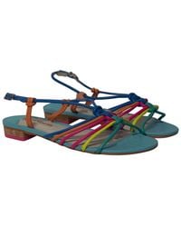 Sophia Webster - Leather Rainbow Strappy Sandal, Size 41 (authentic Pre- Loved) - Lyst