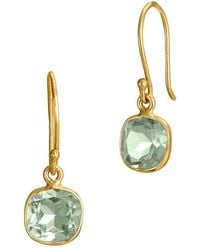 Savvy Cie - 18k 3.00 Ct. Tw. Green Amethyst Earrings - Lyst