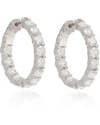 Diana M. Jewels - Fine Jewelry 18k 3.50 Ct. Tw. Diamond Earrings - Lyst