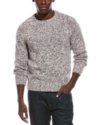 Brunello Cucinelli - Wool, Cashmere, & Silk-blend Crewneck Sweater - Lyst
