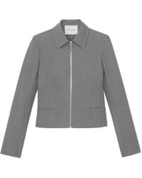 Lafayette 148 New York - Zip Front Tailored Jacket - Lyst