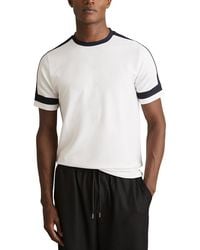 Reiss - Grand Oversized Texture T-Shirt - Lyst