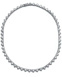 Rachel Glauber - Plated Tennis Necklace - Lyst