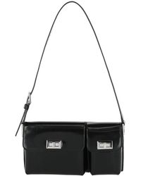 BY FAR - Billy Patent Shoulder Bag - Lyst