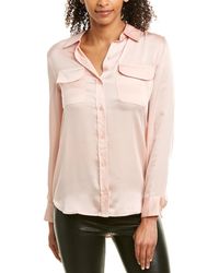 Equipment Slim Signature Top - Pink