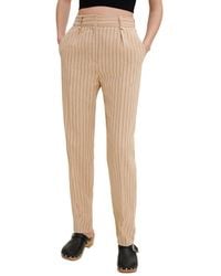 Maje - Linen-blend Pant - Lyst