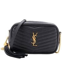 Saint Laurent - Matelasse Chevron Leather Lou Camera Bag Mini (Authentic Pre-Loved) - Lyst