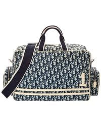 Dior - Blue Trotter Canvas Trotter Weekend Bag (authentic Pre-loved) - Lyst