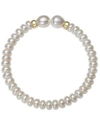 Pearls - 14K 6-9Mm Pearl Bangle Bracelet - Lyst
