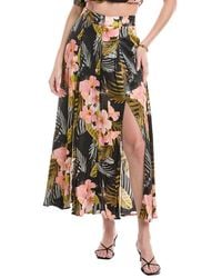 FAVORITE DAUGHTER - The Anywhere With You Silk-Blend Skirt - Lyst