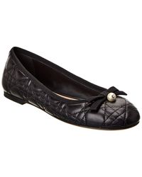 Dior - Leather Ballet Flat - Lyst