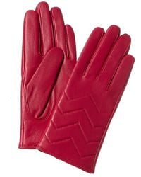 Phenix - Quilted V Cashmere-lined Leather Gloves - Lyst