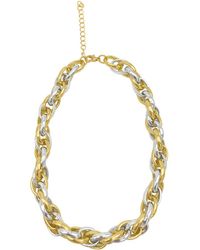 Adornia - 14k Plated Chain Necklace - Lyst