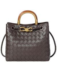 Tiffany & Fred Paris - Handwoven Mini Leather Tote - Lyst