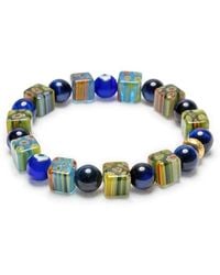 jean claude - Jewelry Onyx Bead Stretch Bracelet - Lyst