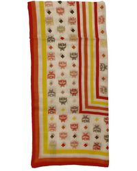 MCM - Silk-Blend Scarf - Lyst