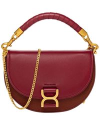 Chloé - Marcie Chain Flap Leather Bag - Lyst