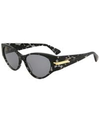 Bottega Veneta - Bv1002S 55Mm Sunglasses - Lyst