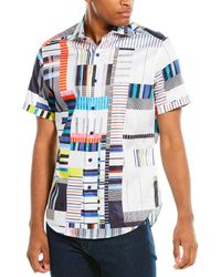 Robert Graham Tofo Classic Fit Woven Shirt - White